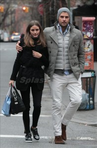 Olivia Palermo and Johannes Huebl Stroll in West Village, New York